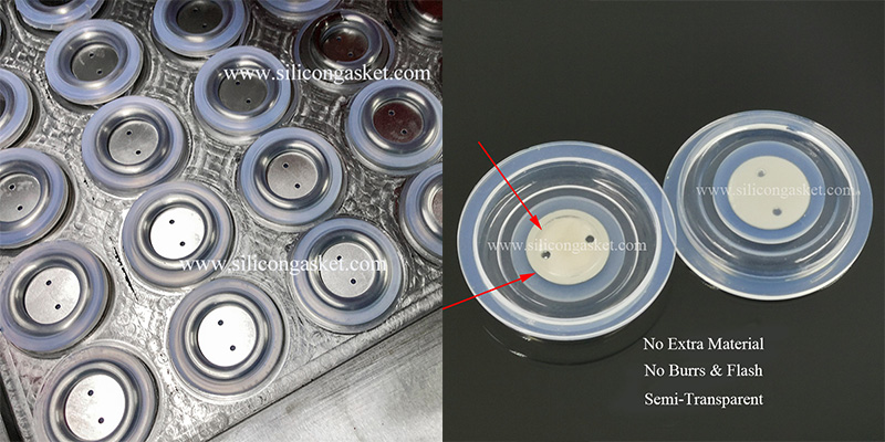 Rubber Transfer Molding for Silicone Membrane Valve from China